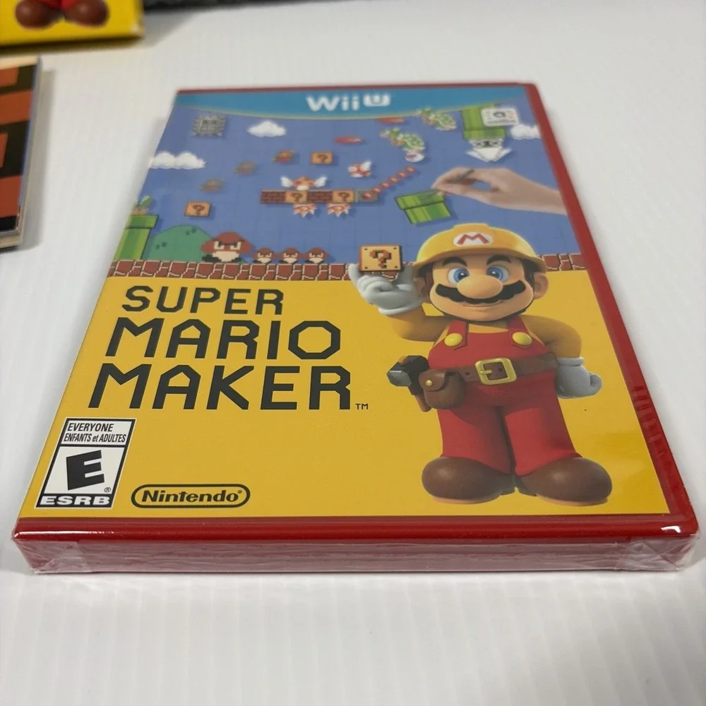 Super Mario Maker Wii U CIB Brand New Sealed Idea Book MINT